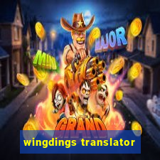 wingdings translator